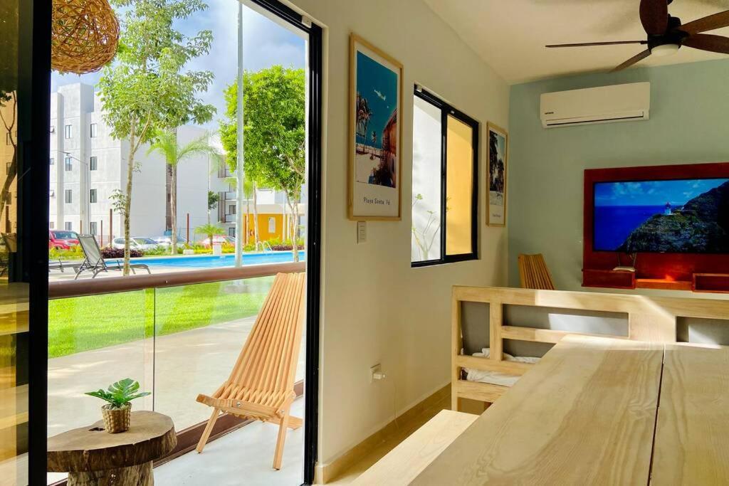 Appartamento Coquillage B Cancún Esterno foto